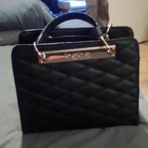 Black Quilted Handbag